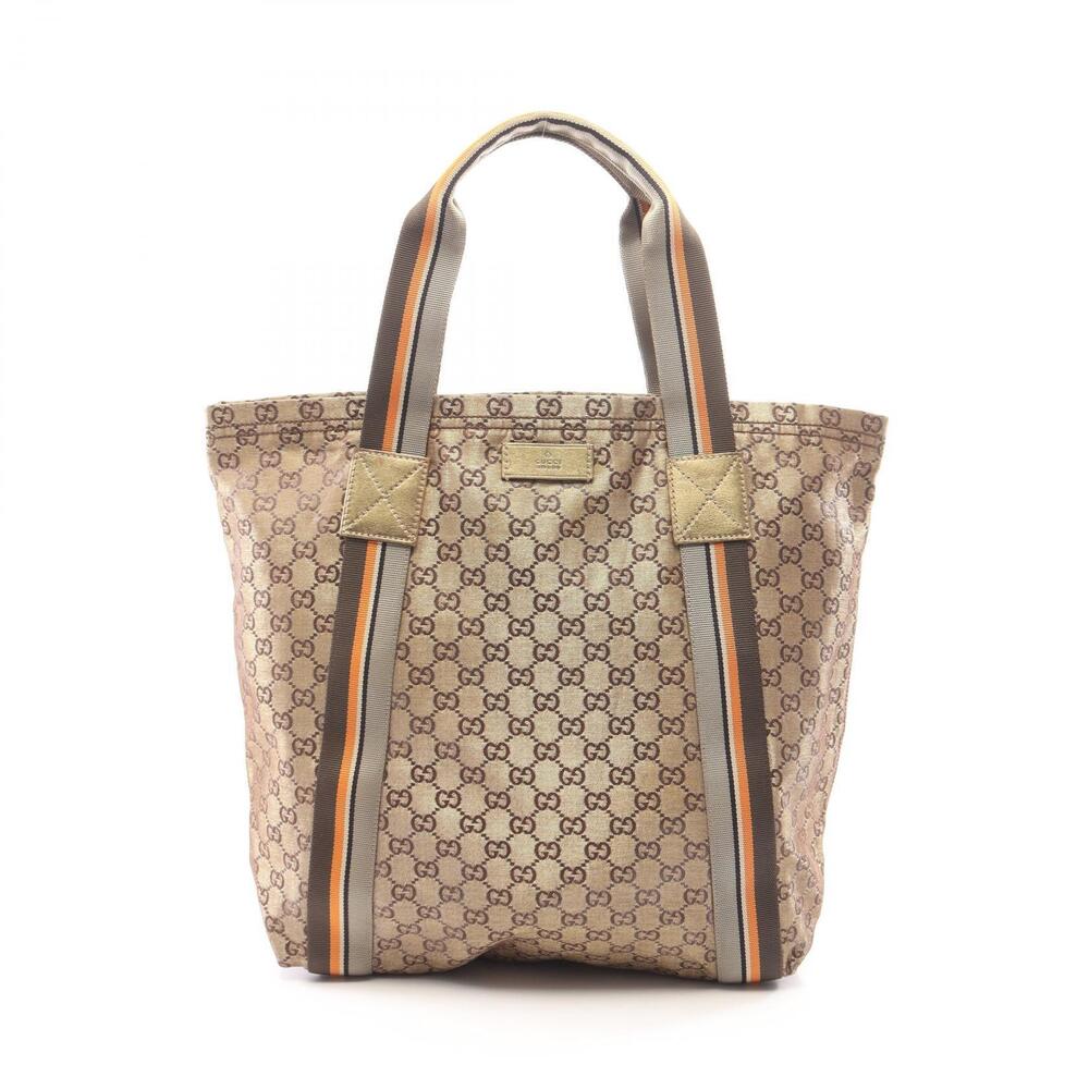 Gucci GG tote bag canvas gold brown - Picture 1 of 5